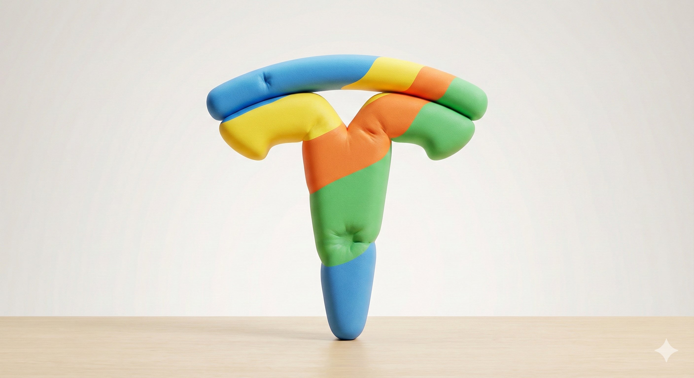 A playful yet photorealistic 3D render of the Pinterest logo, made from… 2