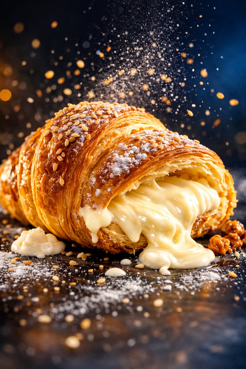 { "subject": { "type": "pastry", "form": "twisted croissant-like pastry… 2