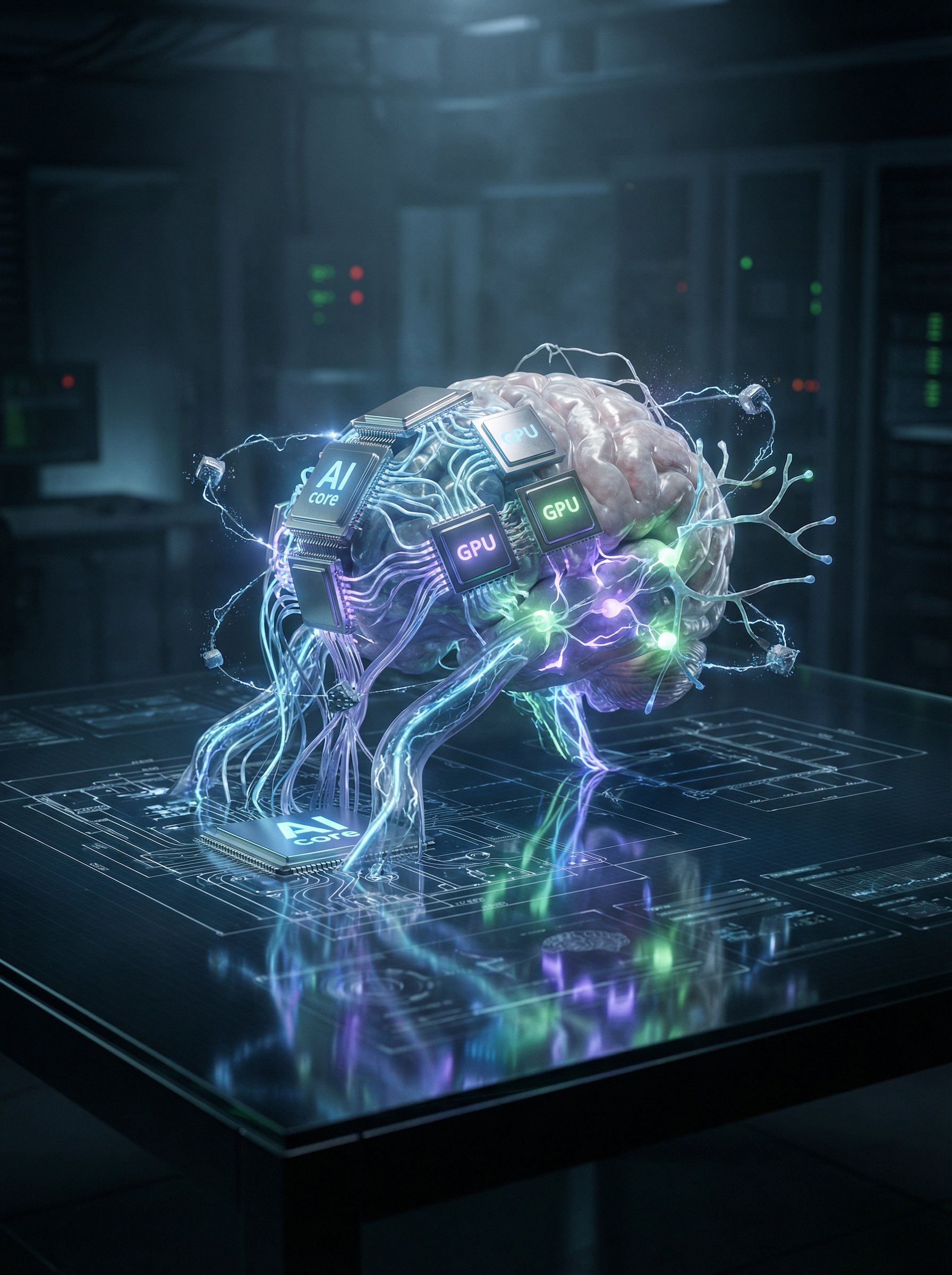 A detailed technical blueprint of a high-performance AI GPU cluster pla… 3