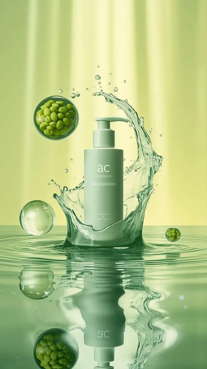 Create a high-end cinematic skincare advertisement based on the provide…