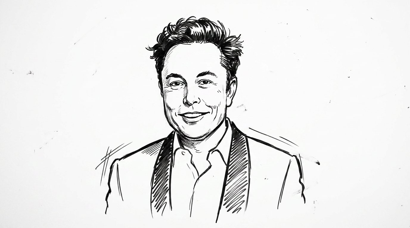 clean whiteboard animation style illustration of the person from the re…