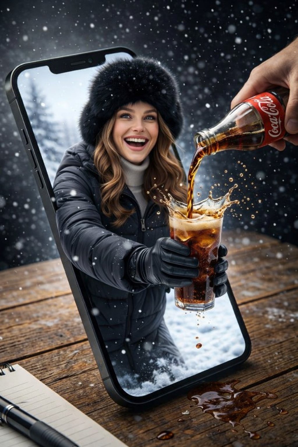 { "resolution": "8K UHD", "style": "photorealistic AI-edited composite,… 1