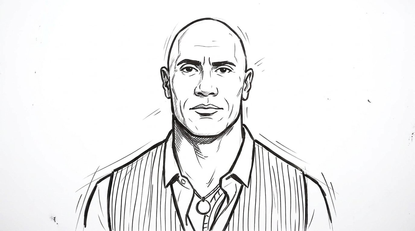 clean whiteboard animation style illustration of the person from the re… 3